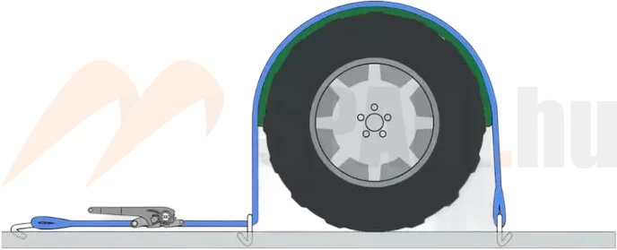 Jármű rögzítő spanifer 5t 3m VDI2700 8.2