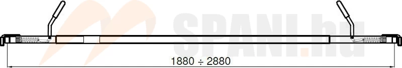 Teherkitámasztó acél 1920-2720 - Wistra