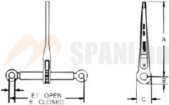 GYA - Racsni 10mm lánchoz LC63kN