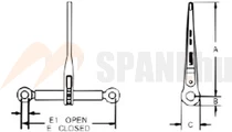 Racsni 10mm lánchoz LC63kN